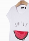 Preview: IKKS Plein Ete t-shirt "Smile" blanc cassé